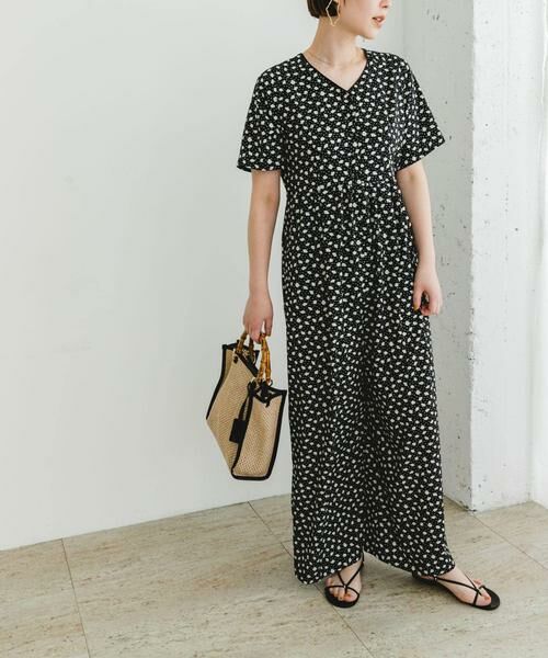 URBAN RESEARCH ROSSO / アーバンリサーチ ロッソ サロペット・オールインワン | F by ROSSO フラワープリントオールインワン | 詳細14