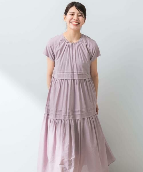 URBAN RESEARCH ROSSO / アーバンリサーチ ロッソ ワンピース | F by ROSSO　コットンボイルタックティアードワンピース | 詳細12