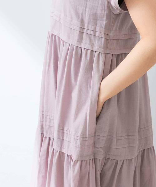 URBAN RESEARCH ROSSO / アーバンリサーチ ロッソ ワンピース | F by ROSSO　コットンボイルタックティアードワンピース | 詳細21