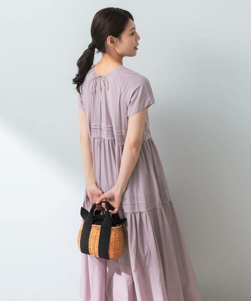 URBAN RESEARCH ROSSO / アーバンリサーチ ロッソ ワンピース | F by ROSSO　コットンボイルタックティアードワンピース | 詳細13