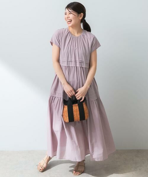 URBAN RESEARCH ROSSO / アーバンリサーチ ロッソ ワンピース | F by ROSSO　コットンボイルタックティアードワンピース | 詳細16