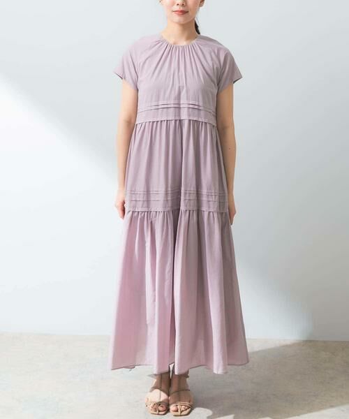 URBAN RESEARCH ROSSO / アーバンリサーチ ロッソ ワンピース | F by ROSSO　コットンボイルタックティアードワンピース | 詳細17