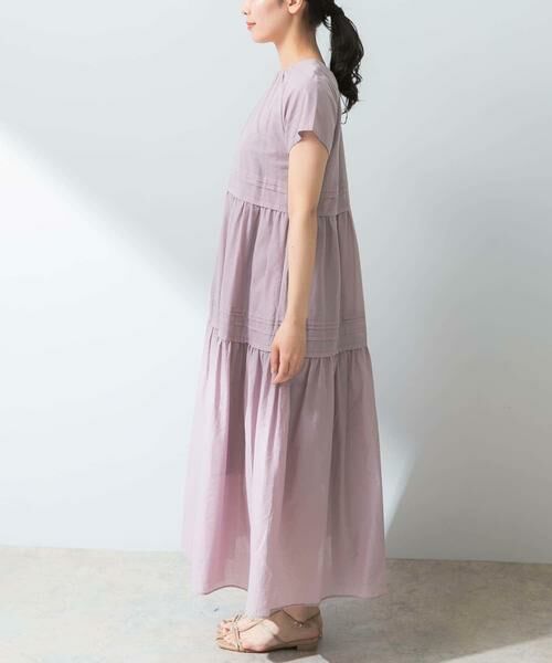 URBAN RESEARCH ROSSO / アーバンリサーチ ロッソ ワンピース | F by ROSSO　コットンボイルタックティアードワンピース | 詳細18