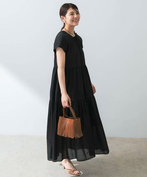 URBAN RESEARCH ROSSO / アーバンリサーチ ロッソ ワンピース | F by ROSSO　コットンボイルタックティアードワンピース | 詳細26