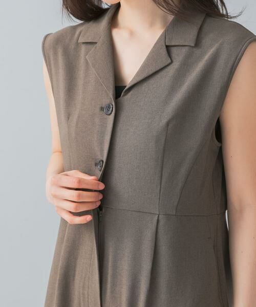 URBAN RESEARCH ROSSO / アーバンリサーチ ロッソ サロペット・オールインワン | 『UR TECH DRYLUXE』F by ROSSO オープンカラーオールインワン | 詳細10