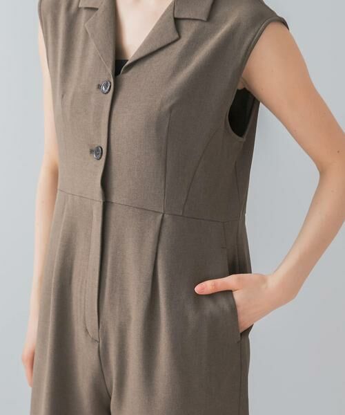 URBAN RESEARCH ROSSO / アーバンリサーチ ロッソ サロペット・オールインワン | 『UR TECH DRYLUXE』F by ROSSO オープンカラーオールインワン | 詳細11