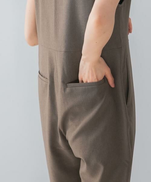 URBAN RESEARCH ROSSO / アーバンリサーチ ロッソ サロペット・オールインワン | 『UR TECH DRYLUXE』F by ROSSO オープンカラーオールインワン | 詳細12