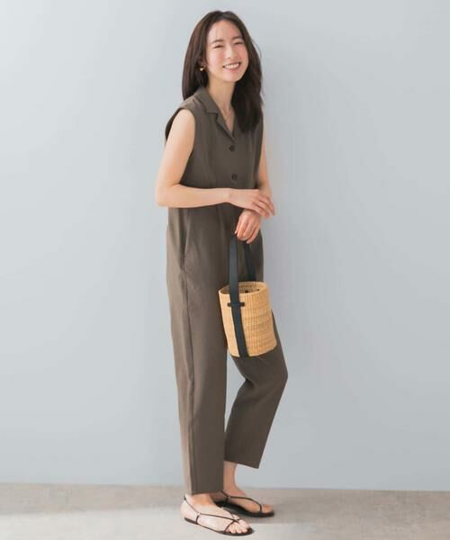 URBAN RESEARCH ROSSO / アーバンリサーチ ロッソ サロペット・オールインワン | 『UR TECH DRYLUXE』F by ROSSO オープンカラーオールインワン | 詳細3