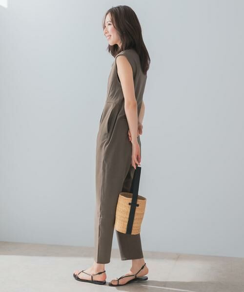 URBAN RESEARCH ROSSO / アーバンリサーチ ロッソ サロペット・オールインワン | 『UR TECH DRYLUXE』F by ROSSO オープンカラーオールインワン | 詳細5