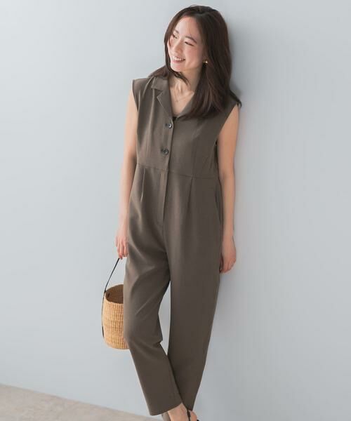 URBAN RESEARCH ROSSO / アーバンリサーチ ロッソ サロペット・オールインワン | 『UR TECH DRYLUXE』F by ROSSO オープンカラーオールインワン | 詳細6