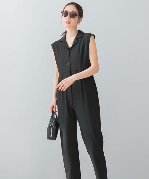 URBAN RESEARCH ROSSO / アーバンリサーチ ロッソ サロペット・オールインワン | 『UR TECH DRYLUXE』F by ROSSO オープンカラーオールインワン | 詳細19