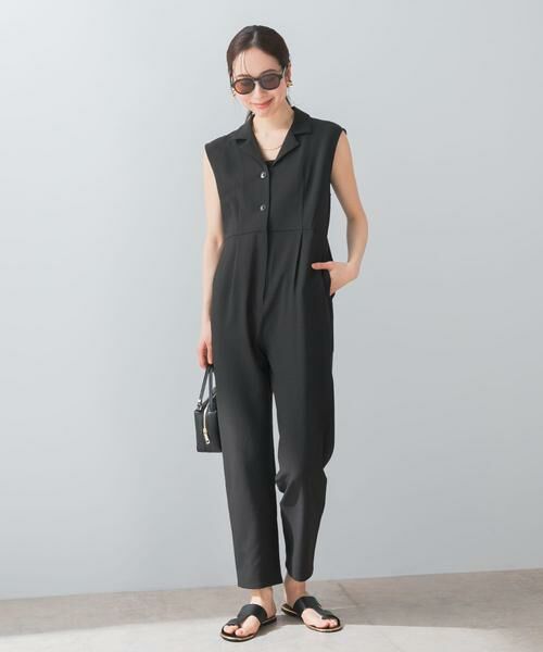 URBAN RESEARCH ROSSO / アーバンリサーチ ロッソ サロペット・オールインワン | 『UR TECH DRYLUXE』F by ROSSO オープンカラーオールインワン | 詳細20