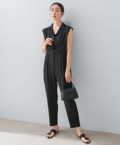 URBAN RESEARCH ROSSO / アーバンリサーチ ロッソ サロペット・オールインワン | 『UR TECH DRYLUXE』F by ROSSO オープンカラーオールインワン | 詳細21