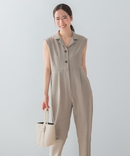 URBAN RESEARCH ROSSO / アーバンリサーチ ロッソ サロペット・オールインワン | 『UR TECH DRYLUXE』F by ROSSO オープンカラーオールインワン | 詳細29