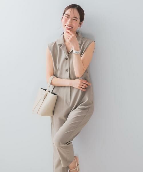 URBAN RESEARCH ROSSO / アーバンリサーチ ロッソ サロペット・オールインワン | 『UR TECH DRYLUXE』F by ROSSO オープンカラーオールインワン | 詳細30