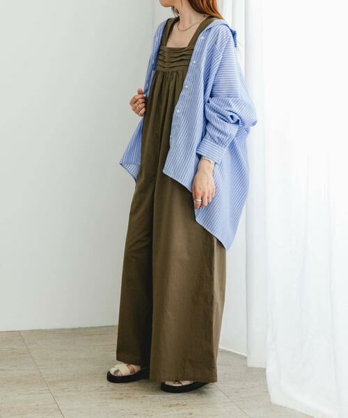 URBAN RESEARCH ROSSO / アーバンリサーチ ロッソ サロペット・オールインワン | F by ROSSO コットンボリュームオールインワン | 詳細1