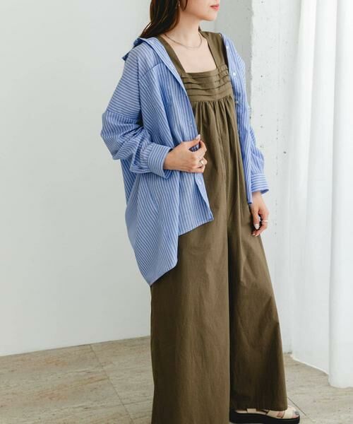 URBAN RESEARCH ROSSO / アーバンリサーチ ロッソ サロペット・オールインワン | F by ROSSO コットンボリュームオールインワン | 詳細4