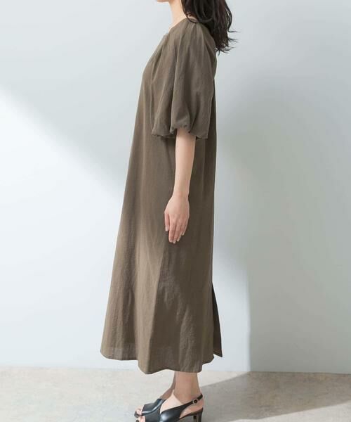 URBAN RESEARCH ROSSO / アーバンリサーチ ロッソ ワンピース | F by ROSSO　コットンスラブパフスリーブワンピース | 詳細8