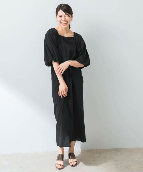 URBAN RESEARCH ROSSO / アーバンリサーチ ロッソ ワンピース | F by ROSSO　コットンスラブパフスリーブワンピース | 詳細15