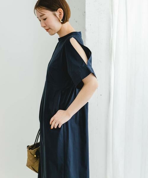 URBAN RESEARCH ROSSO / アーバンリサーチ ロッソ ワンピース | F by ROSSO　スリットショルダーワンピース | 詳細4