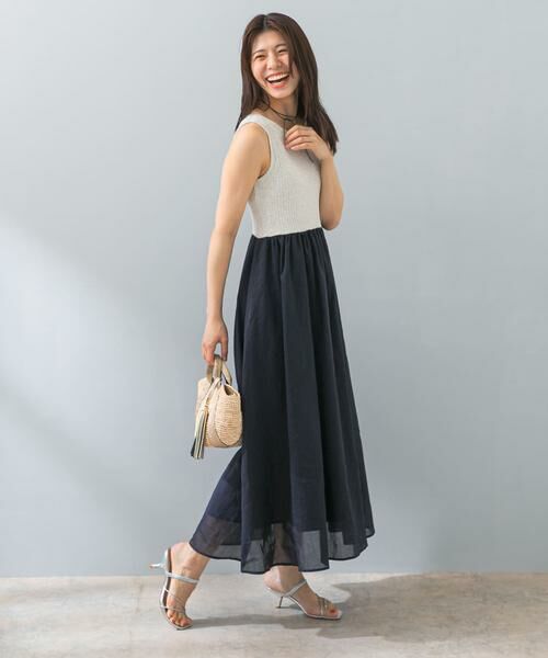 URBAN RESEARCH ROSSO / アーバンリサーチ ロッソ ワンピース | F by ROSSO　カップ付ドッキングワンピース | 詳細14