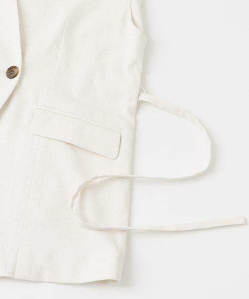 URBAN RESEARCH ROSSO / アーバンリサーチ ロッソ ベスト | 接触冷感リネン混ジレ | 詳細9