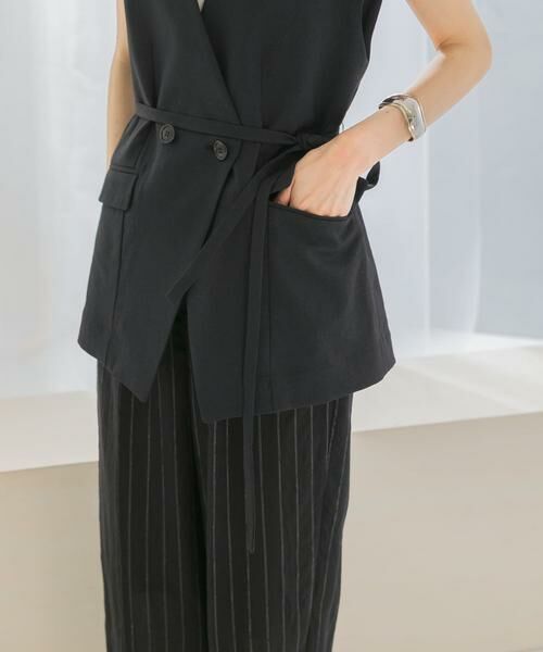 URBAN RESEARCH ROSSO / アーバンリサーチ ロッソ ベスト | 接触冷感リネン混ジレ | 詳細26