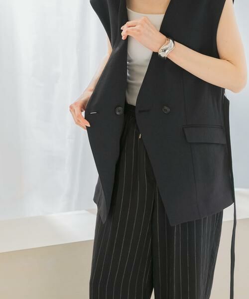 URBAN RESEARCH ROSSO / アーバンリサーチ ロッソ ベスト | 接触冷感リネン混ジレ | 詳細27