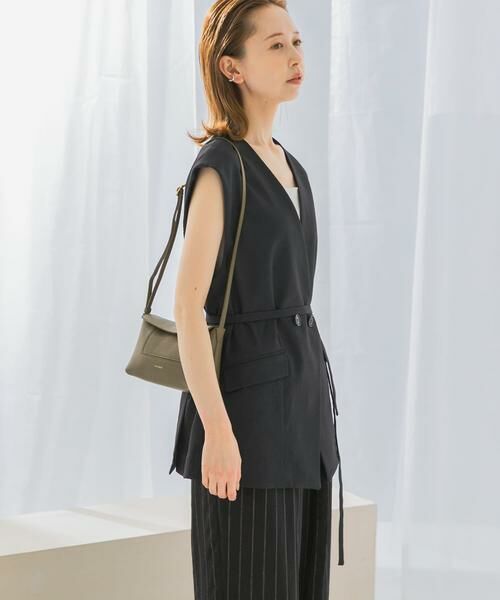 URBAN RESEARCH ROSSO / アーバンリサーチ ロッソ ベスト | 接触冷感リネン混ジレ | 詳細16