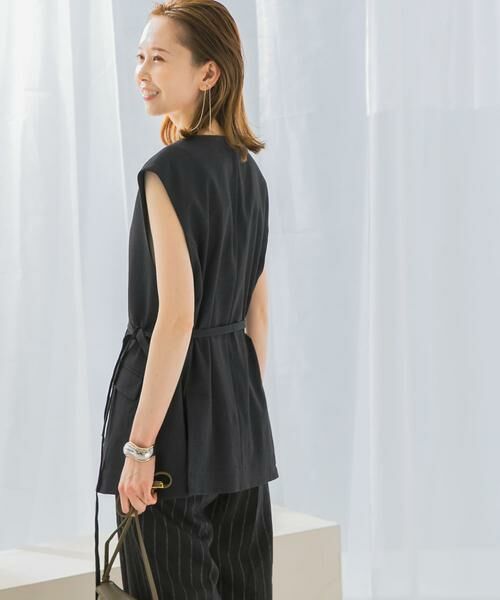 URBAN RESEARCH ROSSO / アーバンリサーチ ロッソ ベスト | 接触冷感リネン混ジレ | 詳細17