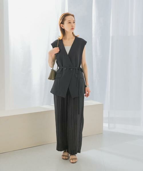 URBAN RESEARCH ROSSO / アーバンリサーチ ロッソ ベスト | 接触冷感リネン混ジレ | 詳細18