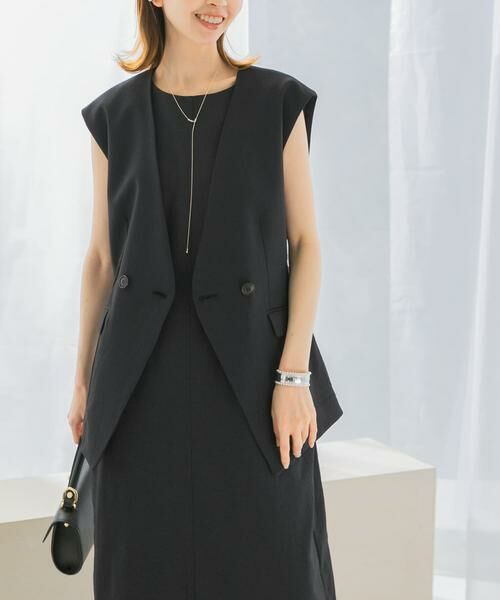 URBAN RESEARCH ROSSO / アーバンリサーチ ロッソ ベスト | 接触冷感リネン混ジレ | 詳細19