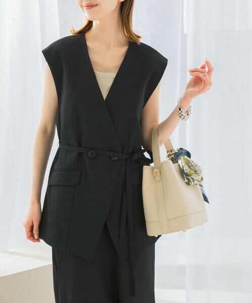 URBAN RESEARCH ROSSO / アーバンリサーチ ロッソ ベスト | 接触冷感リネン混ジレ | 詳細21