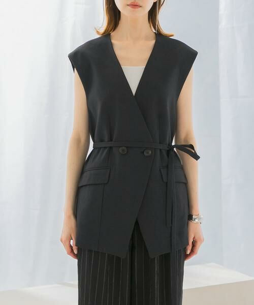 URBAN RESEARCH ROSSO / アーバンリサーチ ロッソ ベスト | 接触冷感リネン混ジレ | 詳細22