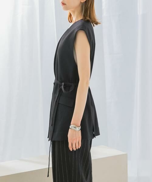 URBAN RESEARCH ROSSO / アーバンリサーチ ロッソ ベスト | 接触冷感リネン混ジレ | 詳細23