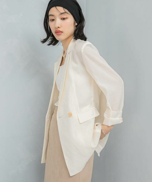 URBAN RESEARCH ROSSO / アーバンリサーチ ロッソ その他アウター | セミシアーテーラードジャケット | 詳細1