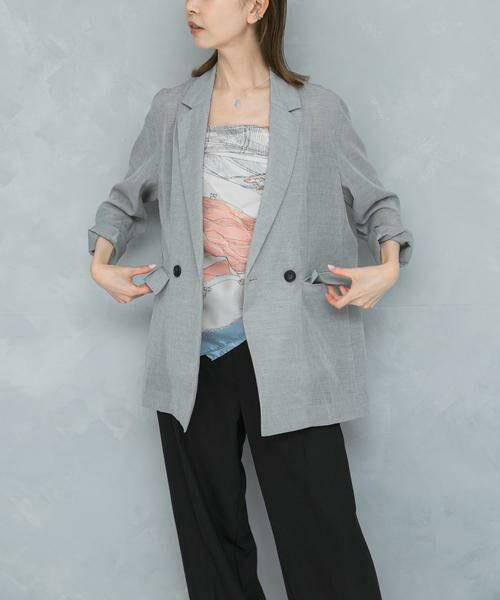 URBAN RESEARCH ROSSO / アーバンリサーチ ロッソ その他アウター | セミシアーテーラードジャケット | 詳細8