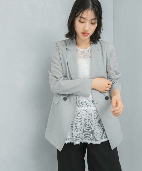 URBAN RESEARCH ROSSO / アーバンリサーチ ロッソ その他アウター | セミシアーテーラードジャケット | 詳細12