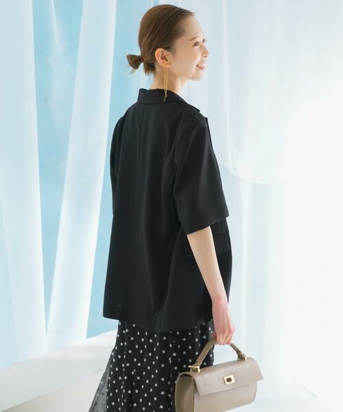 URBAN RESEARCH ROSSO / アーバンリサーチ ロッソ その他アウター | リネンライクハーフスリーブジャケット | 詳細2