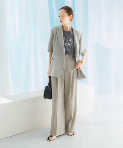 URBAN RESEARCH ROSSO / アーバンリサーチ ロッソ その他アウター | リネンライクハーフスリーブジャケット | 詳細10