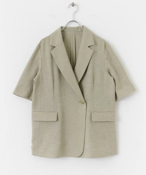 URBAN RESEARCH ROSSO / アーバンリサーチ ロッソ その他アウター | リネンライクハーフスリーブジャケット | 詳細11