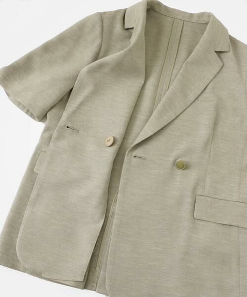 URBAN RESEARCH ROSSO / アーバンリサーチ ロッソ その他アウター | リネンライクハーフスリーブジャケット | 詳細12