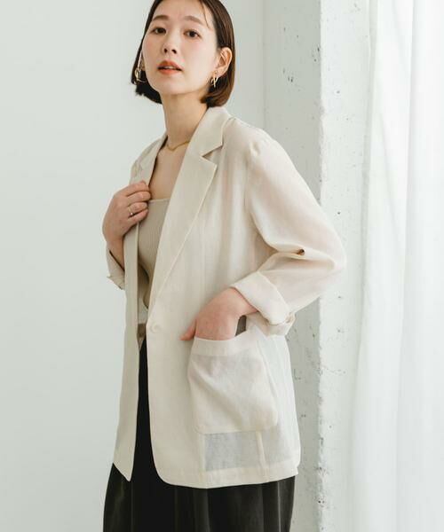 URBAN RESEARCH ROSSO / アーバンリサーチ ロッソ その他アウター | F by ROSSO　シアーシャツジャケット | 詳細17