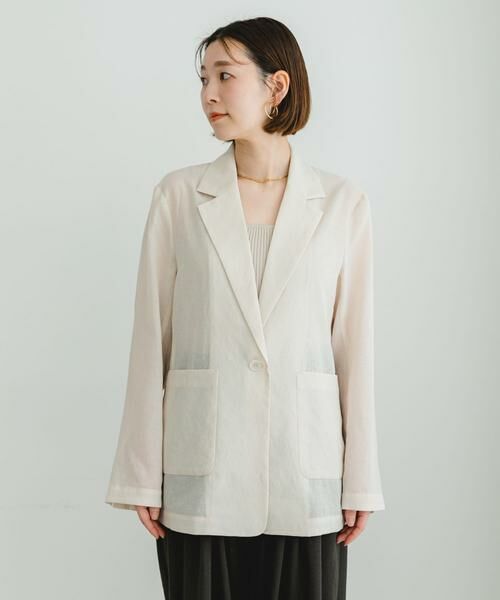 URBAN RESEARCH ROSSO / アーバンリサーチ ロッソ その他アウター | F by ROSSO　シアーシャツジャケット | 詳細21