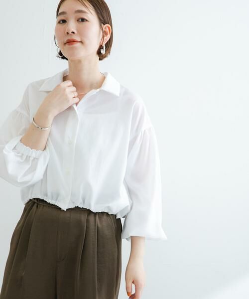 URBAN RESEARCH ROSSO / アーバンリサーチ ロッソ シャツ・ブラウス | F by ROSSO　UVCUT撥水ボリュームスリーブシャツ | 詳細3