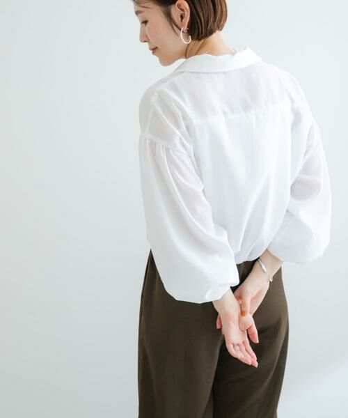 URBAN RESEARCH ROSSO / アーバンリサーチ ロッソ シャツ・ブラウス | F by ROSSO　UVCUT撥水ボリュームスリーブシャツ | 詳細5