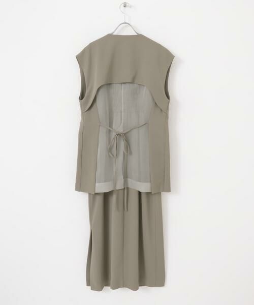URBAN RESEARCH ROSSO / アーバンリサーチ ロッソ ドレス | バックシアージレ×キャミドレス | 詳細18