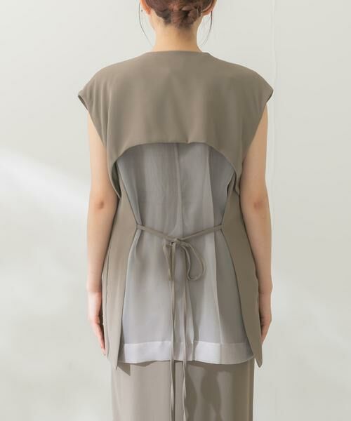 URBAN RESEARCH ROSSO / アーバンリサーチ ロッソ ドレス | バックシアージレ×キャミドレス | 詳細9