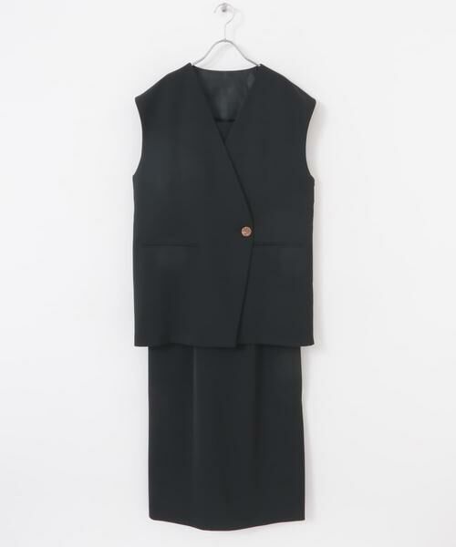 URBAN RESEARCH ROSSO / アーバンリサーチ ロッソ ドレス | バックシアージレ×キャミドレス | 詳細25