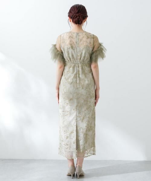 URBAN RESEARCH ROSSO / アーバンリサーチ ロッソ ドレス | スパンコールレース刺繍ドレス | 詳細10